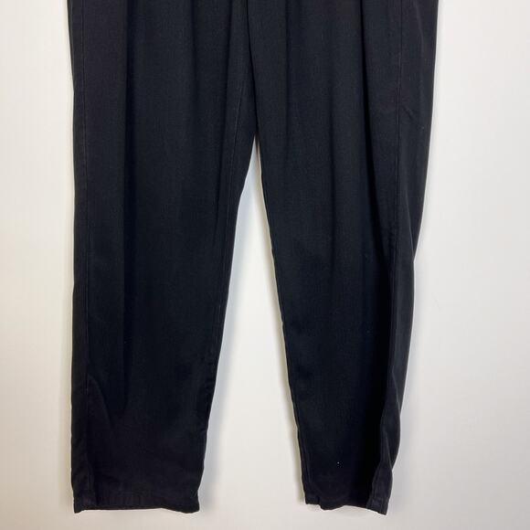 Eileen Fisher Black Elastic Waist 100% Tencel Pants Size Large - Picture 3 of 9